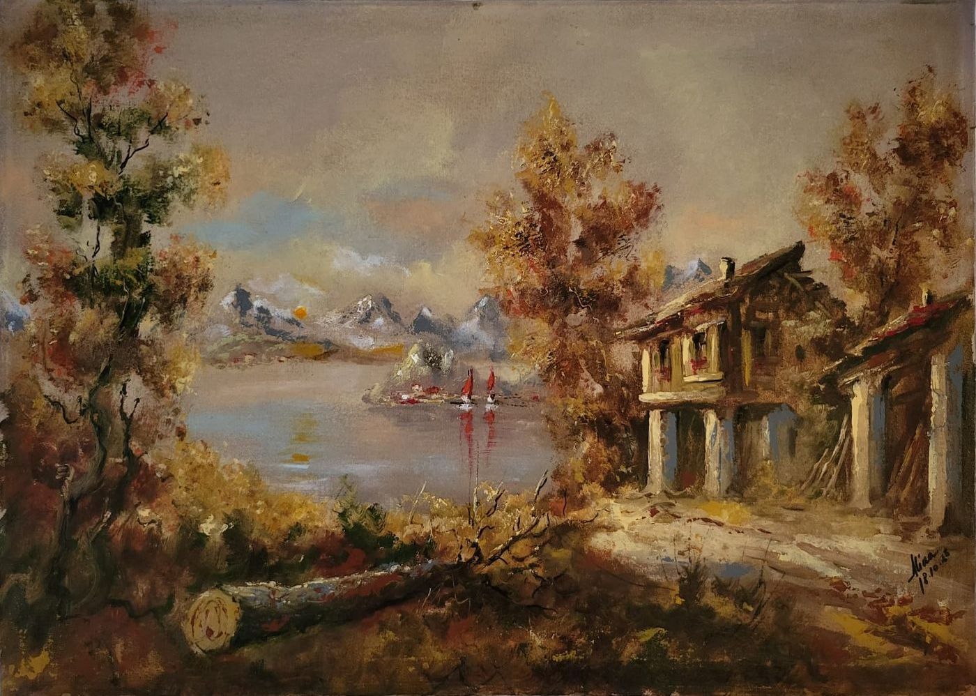ArteDiAlina.com painting: Fall.... in love